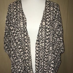 Forever 21 Tribal Print Short Kimono